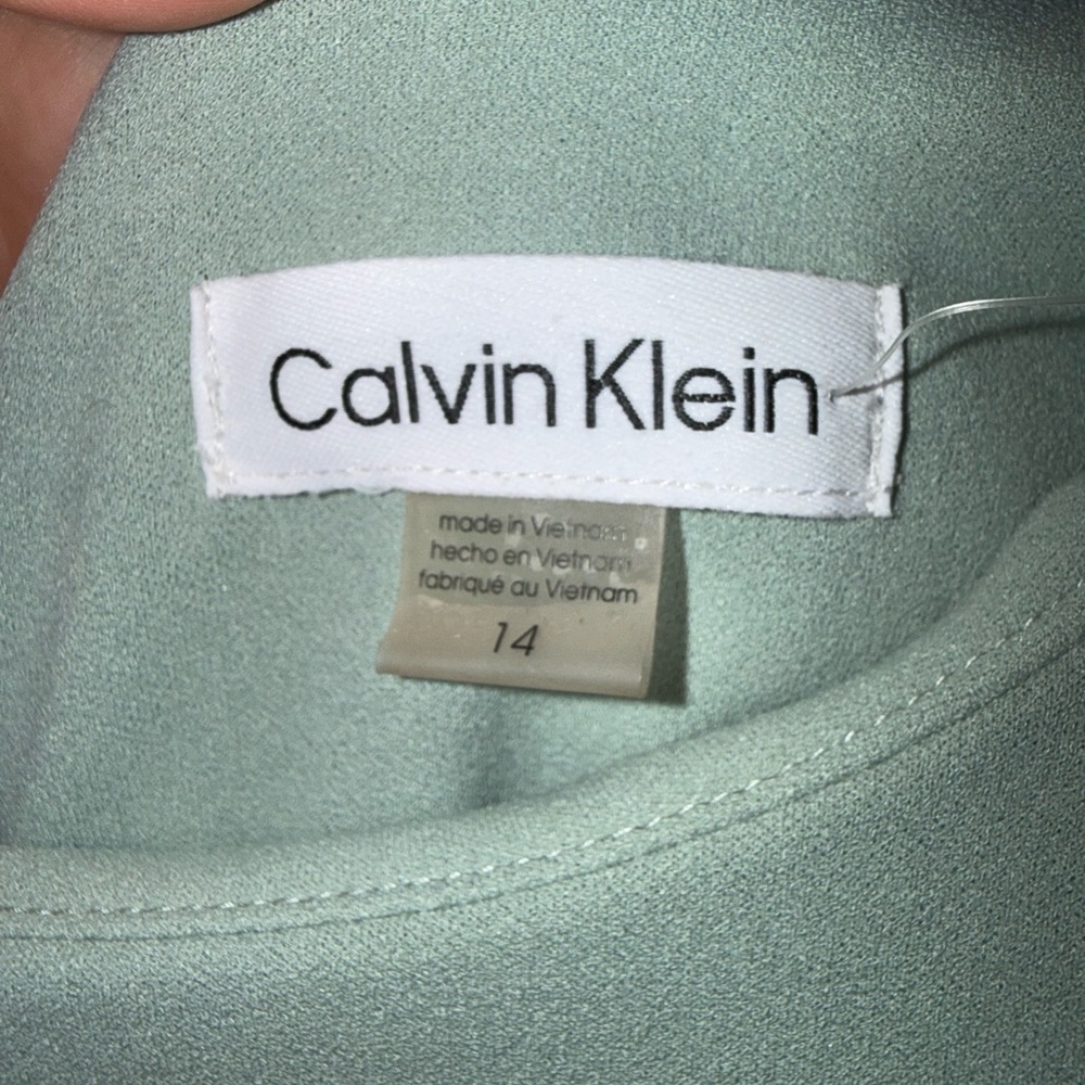 Calvin Klein Sage Green Jumpsuit - Picture 8 of 13